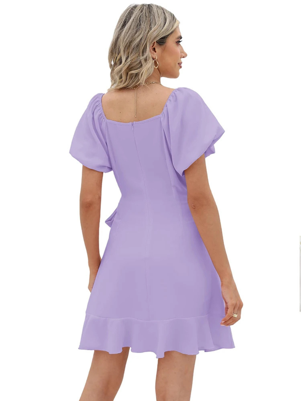 Vestido Sampeel para verano con manga abombada