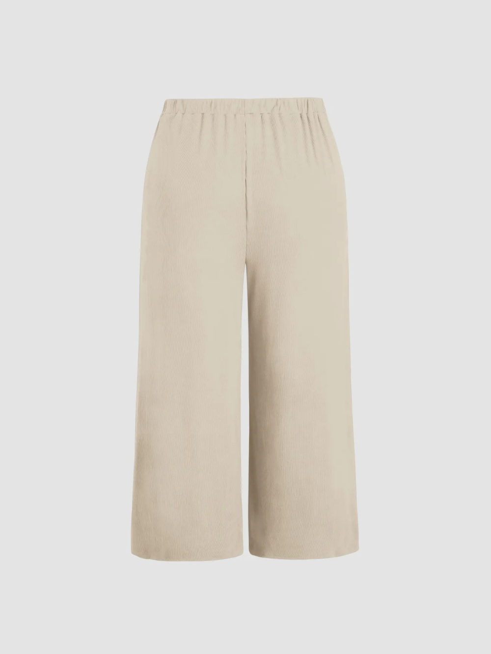 Pantalón Amalia de pierna ancha y tejido elástico