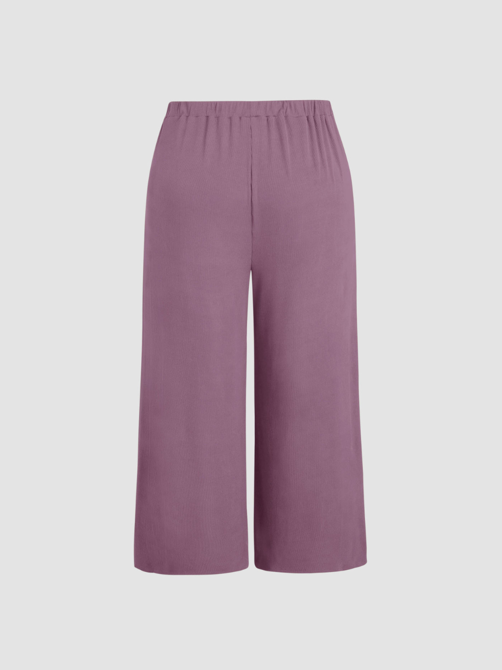 Pantalón Amalia de pierna ancha y tejido elástico