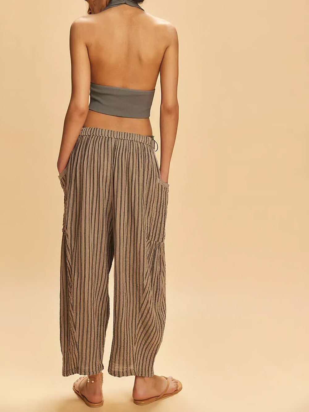 Pantalón Quinn suelto a Rayas