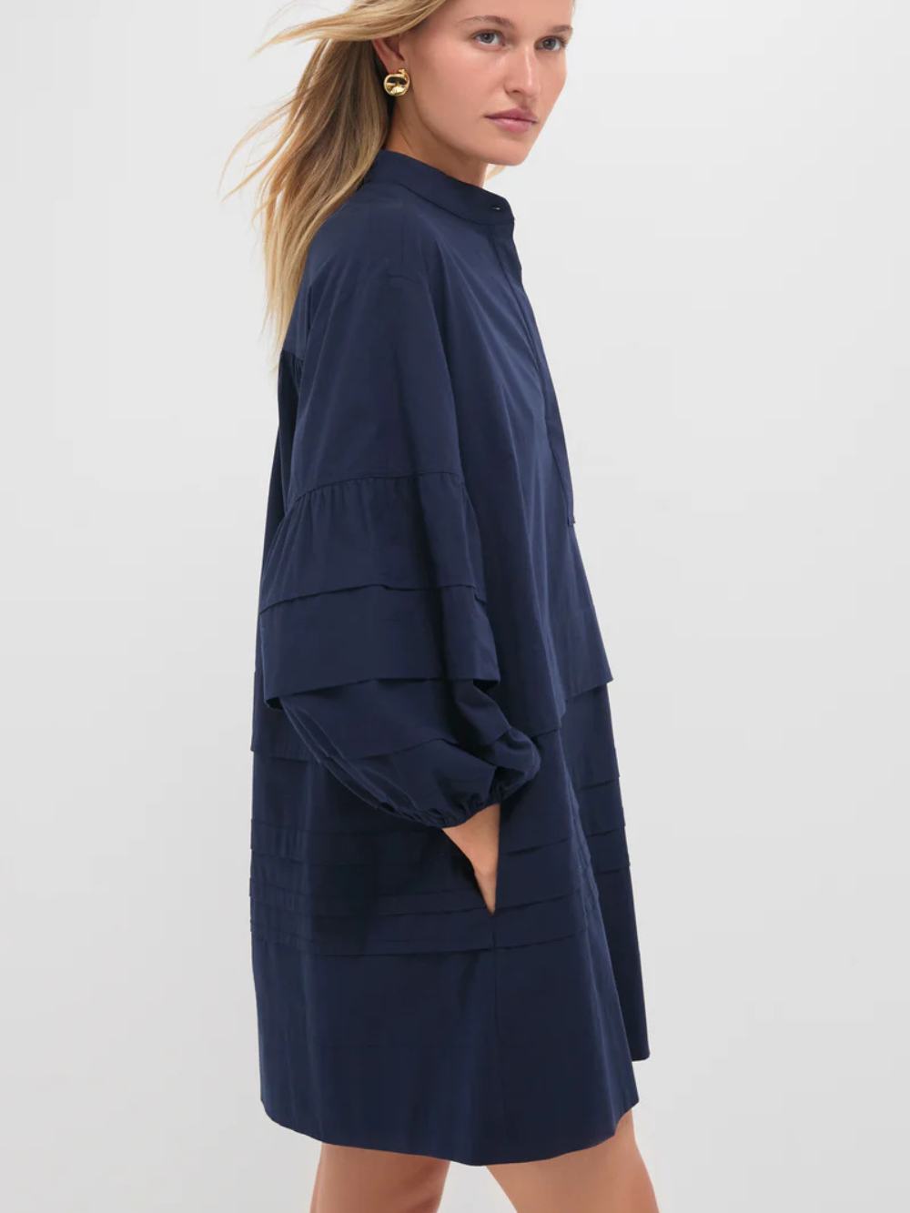 Vestido Chelsea con volantes en mangas y bajo
