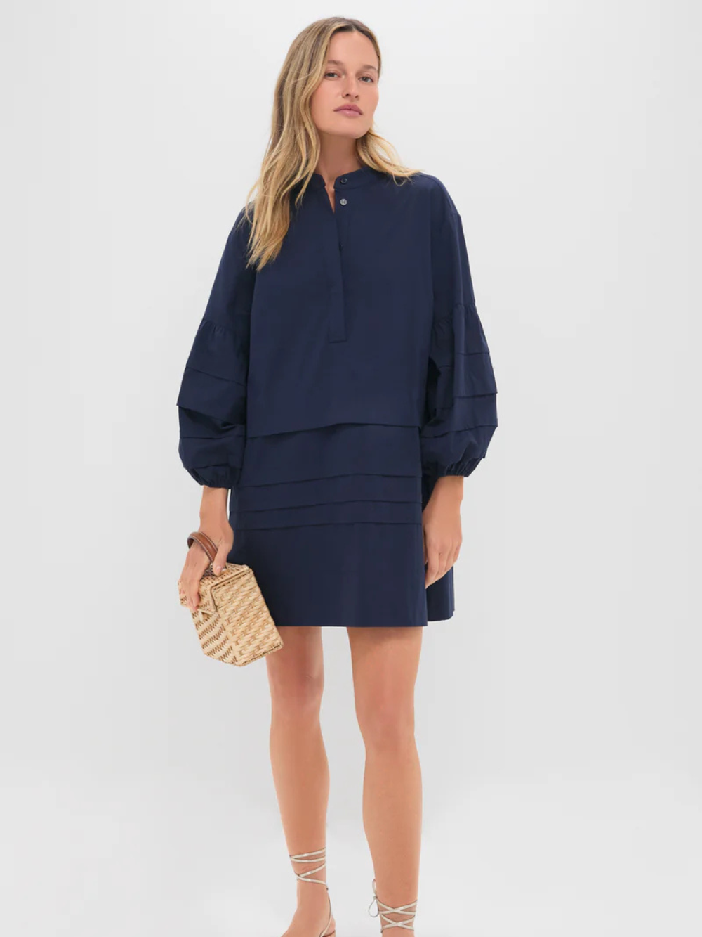 Vestido Chelsea con volantes en mangas y bajo