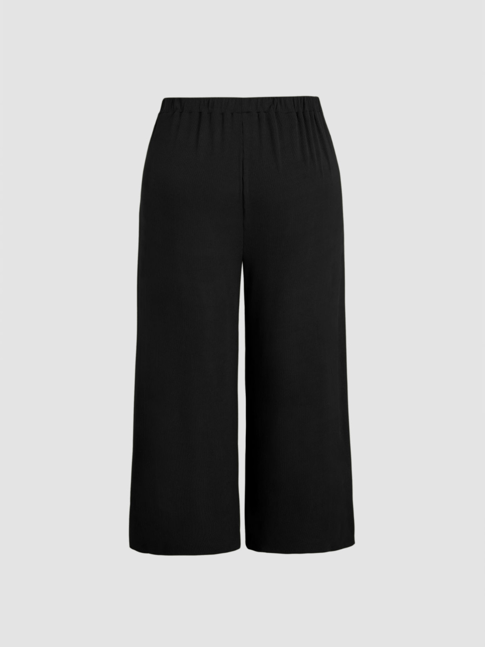 Pantalón Amalia de pierna ancha y tejido elástico