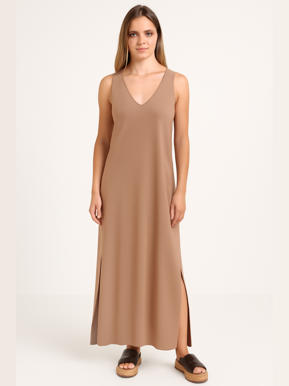 Vestido Maxi Cami con aberturas laterales