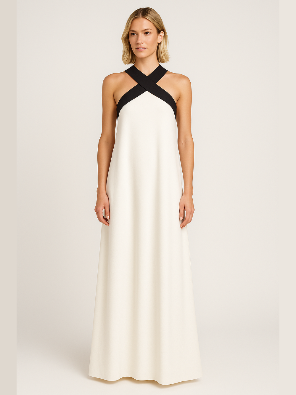 Vestido Delphine oversize cruzado