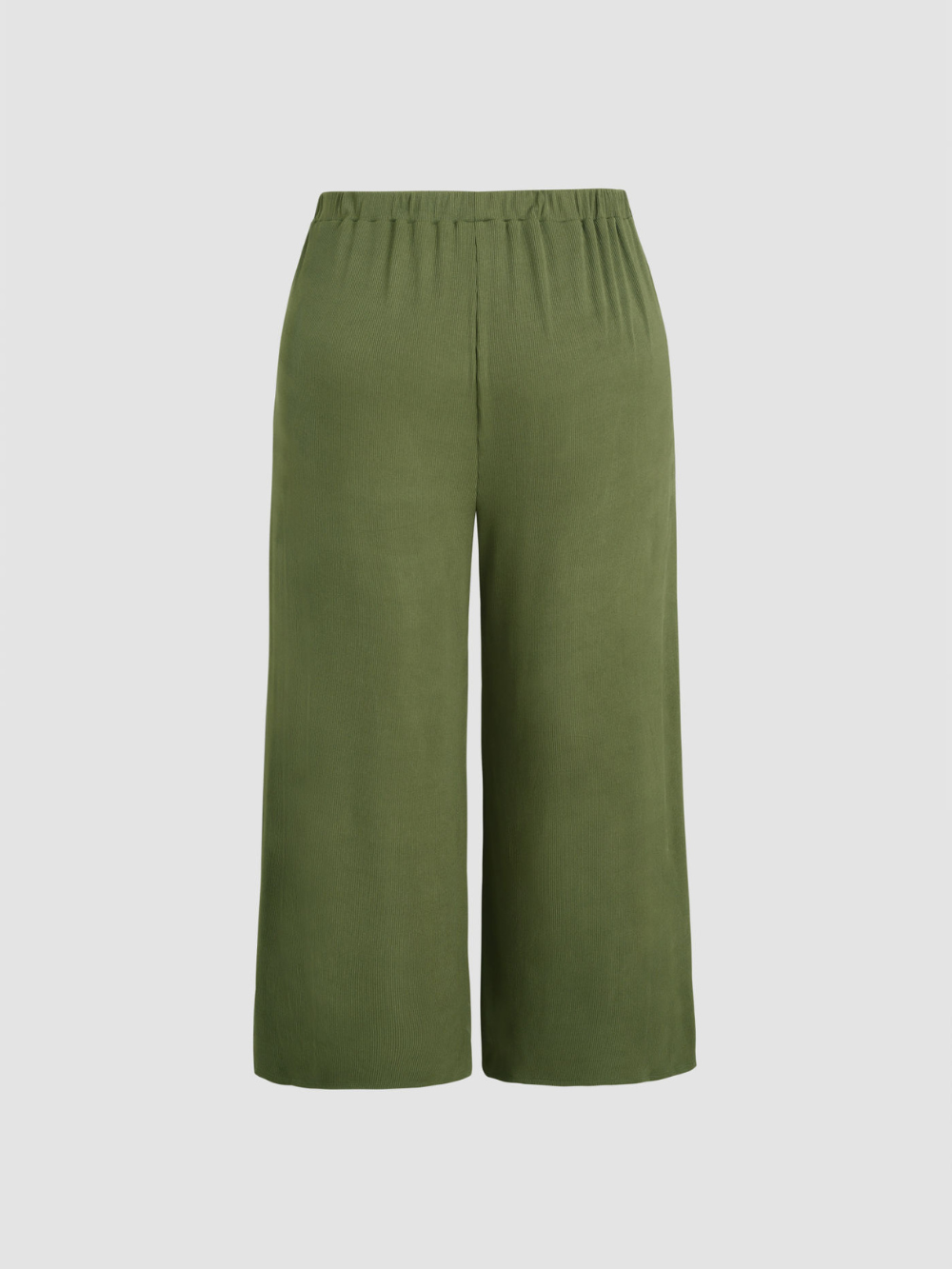 Pantalón Amalia de pierna ancha y tejido elástico