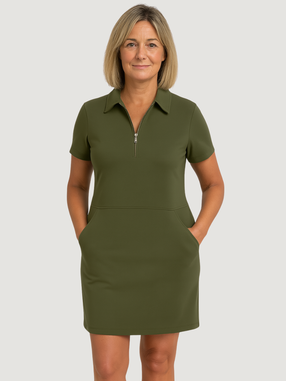 Vestido Polo con bolsillos y cierre delantero (Oferta 2X1)