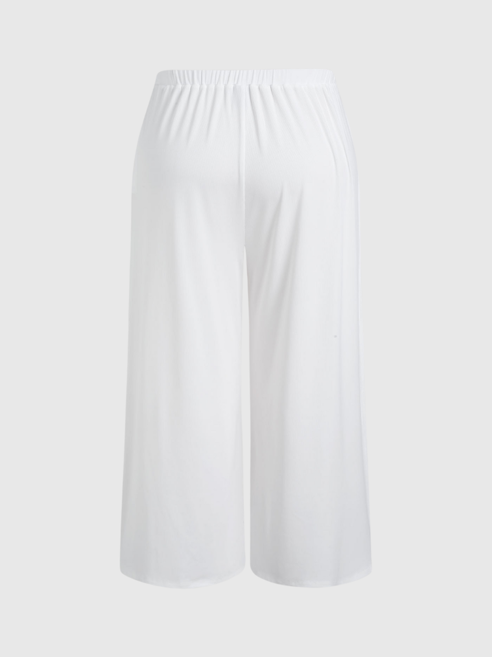 Pantalón Amalia de pierna ancha y tejido elástico