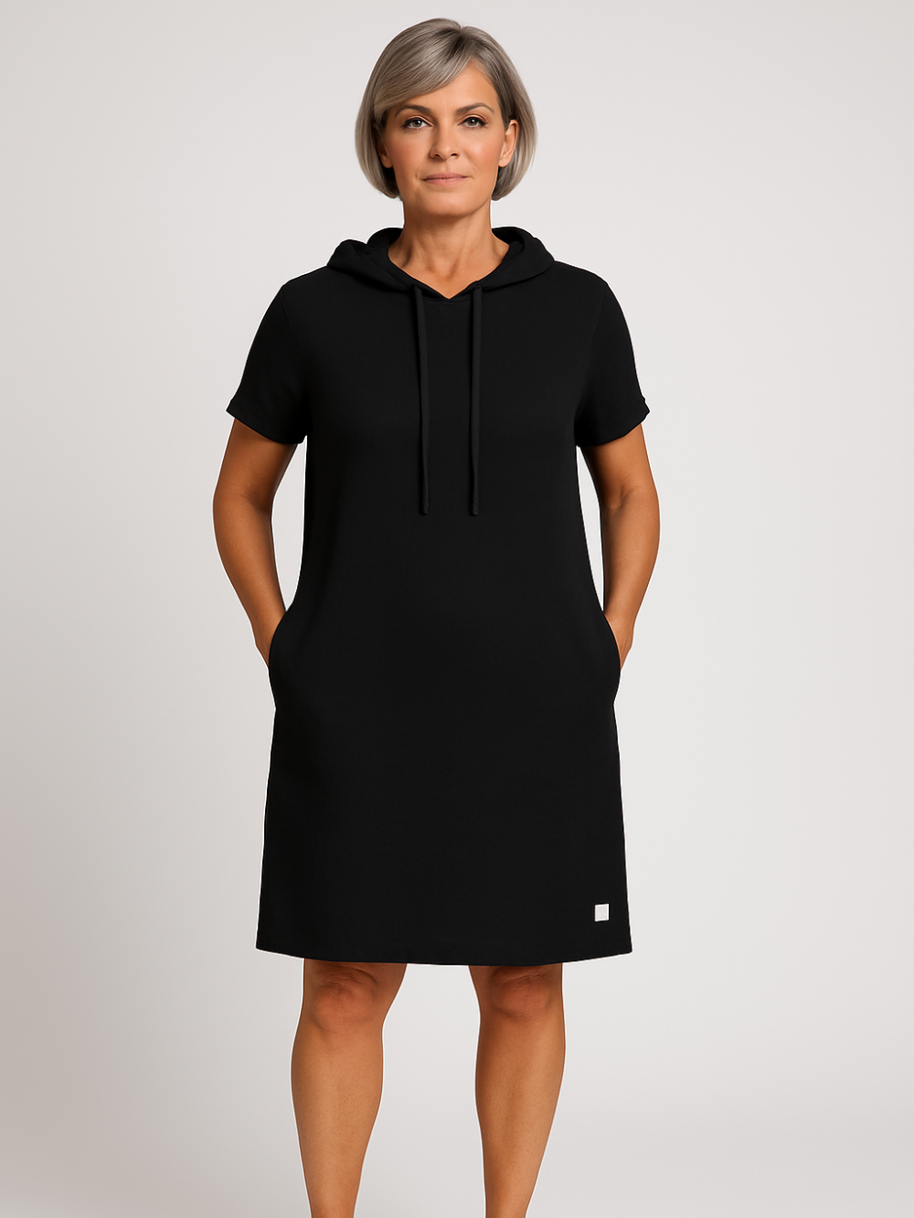 Vestido casual con capucha y manga corta (Oferta 2X1)