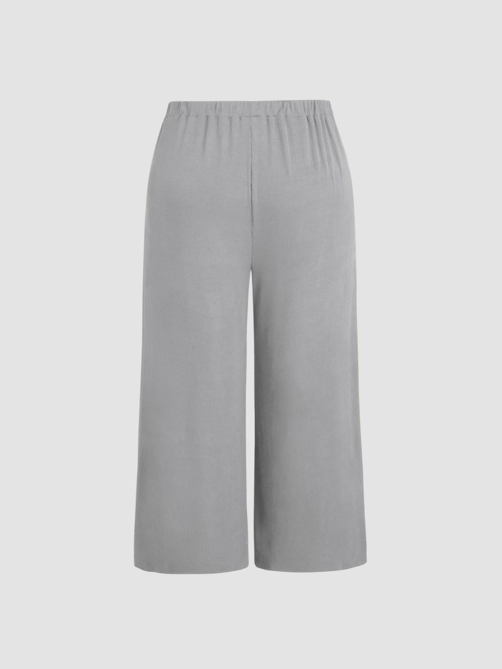 Pantalón Amalia de pierna ancha y tejido elástico