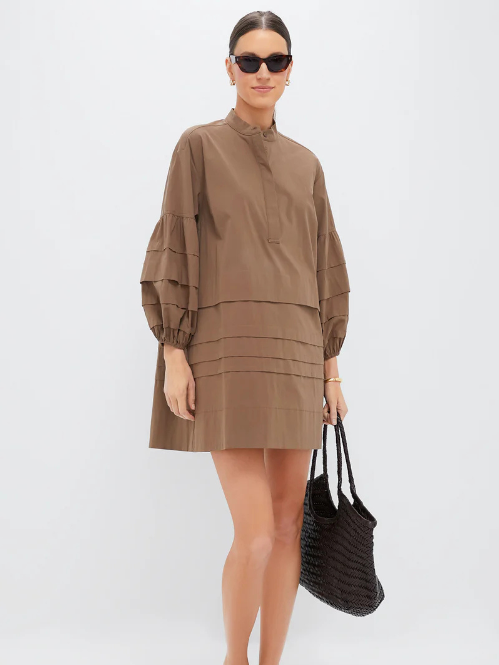 Vestido Chelsea con volantes en mangas y bajo