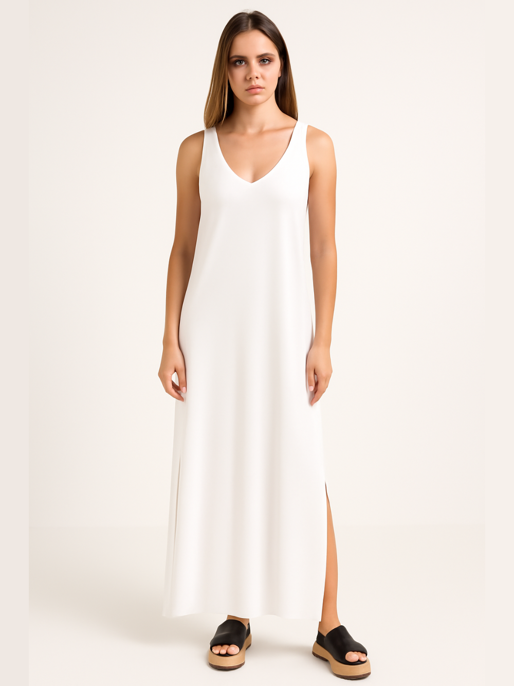 Vestido Maxi Cami con aberturas laterales