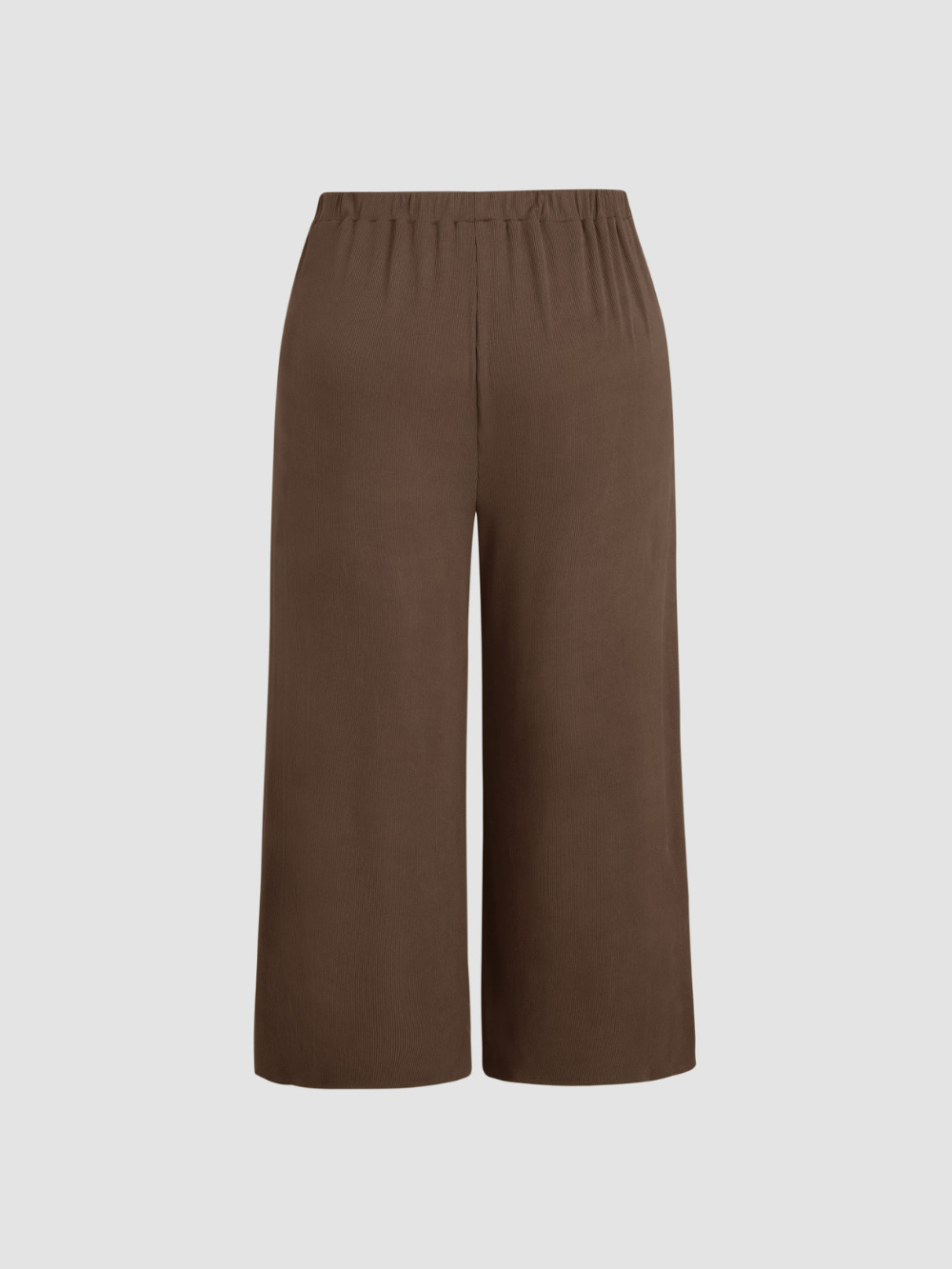 Pantalón Amalia de pierna ancha y tejido elástico