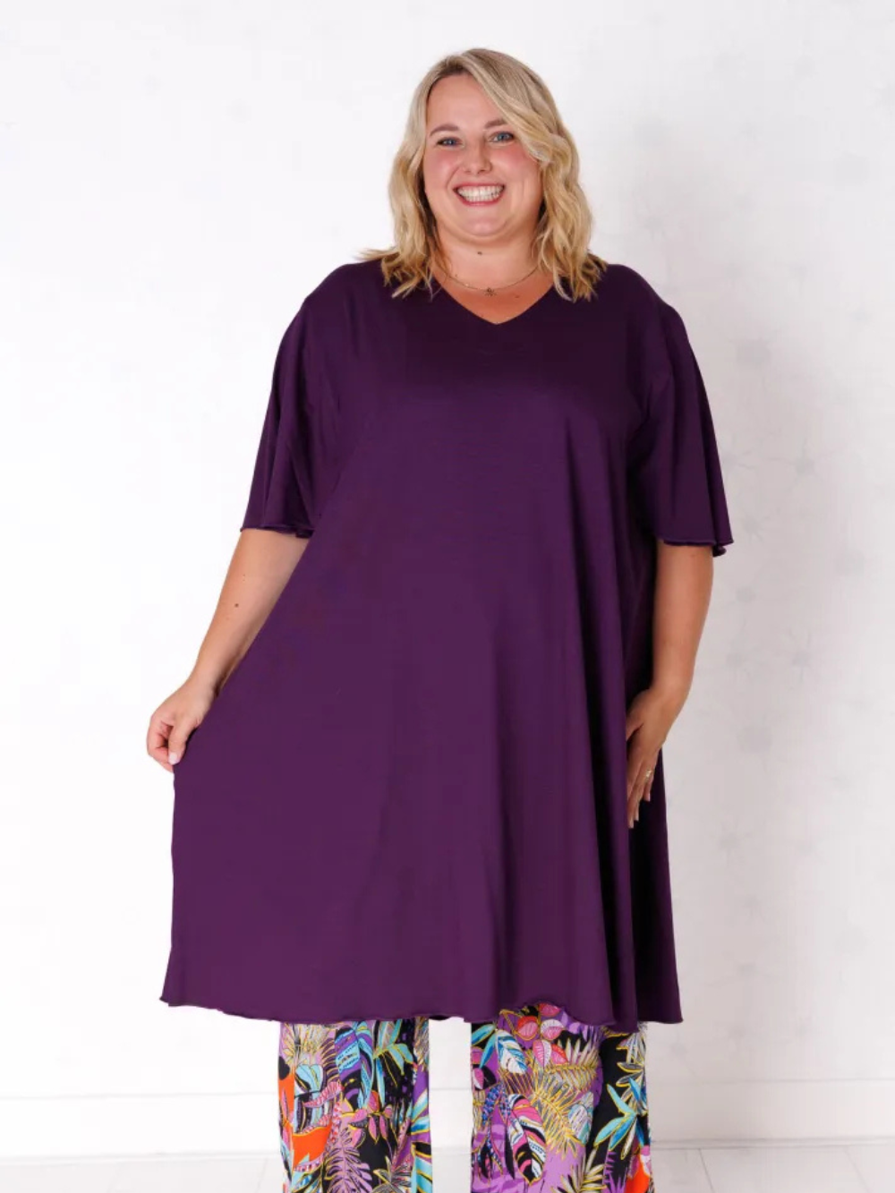 Vestido Midi Karin Manga Corta