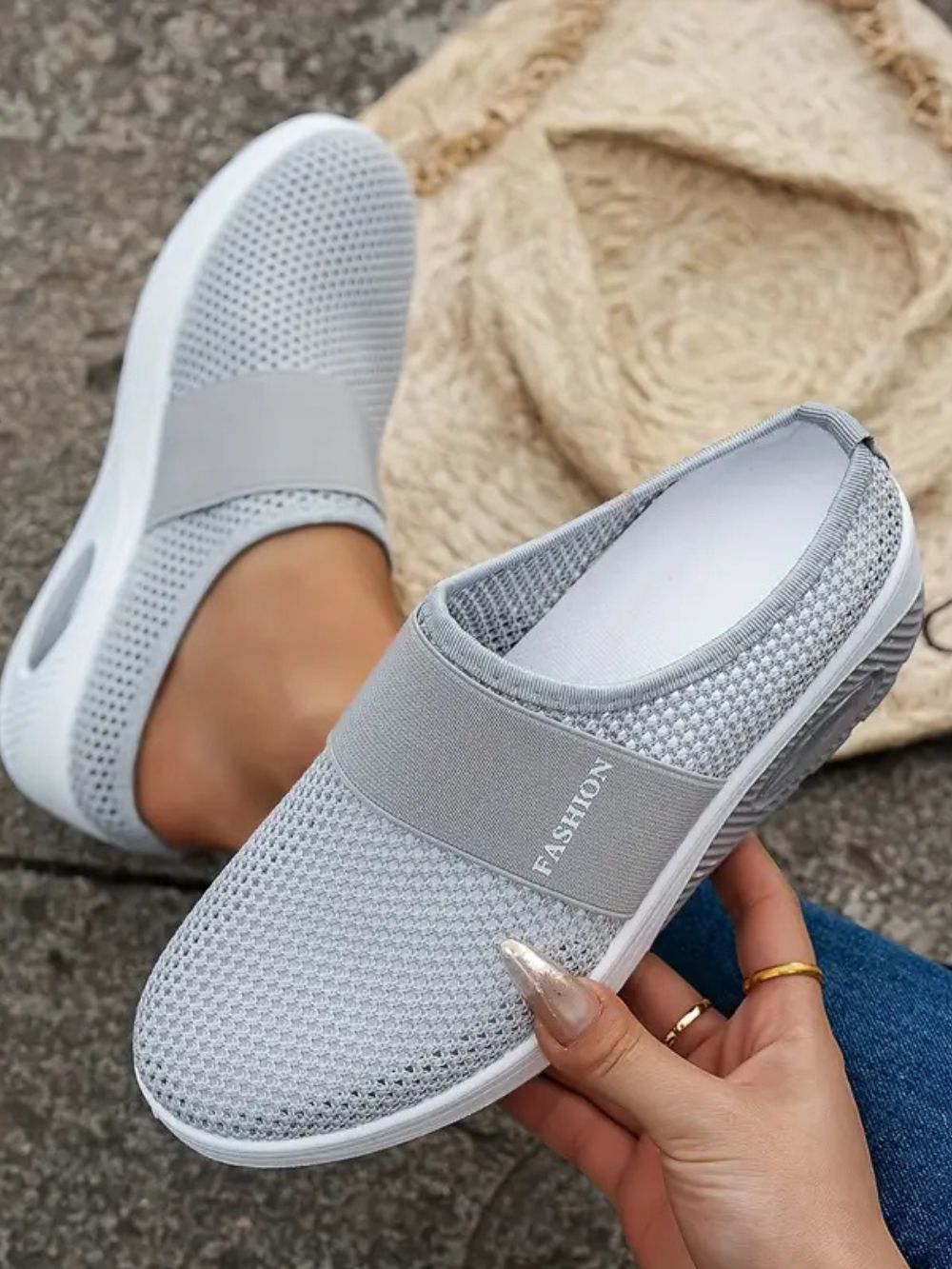 Zapatillas ortopédicas de malla transpirable
