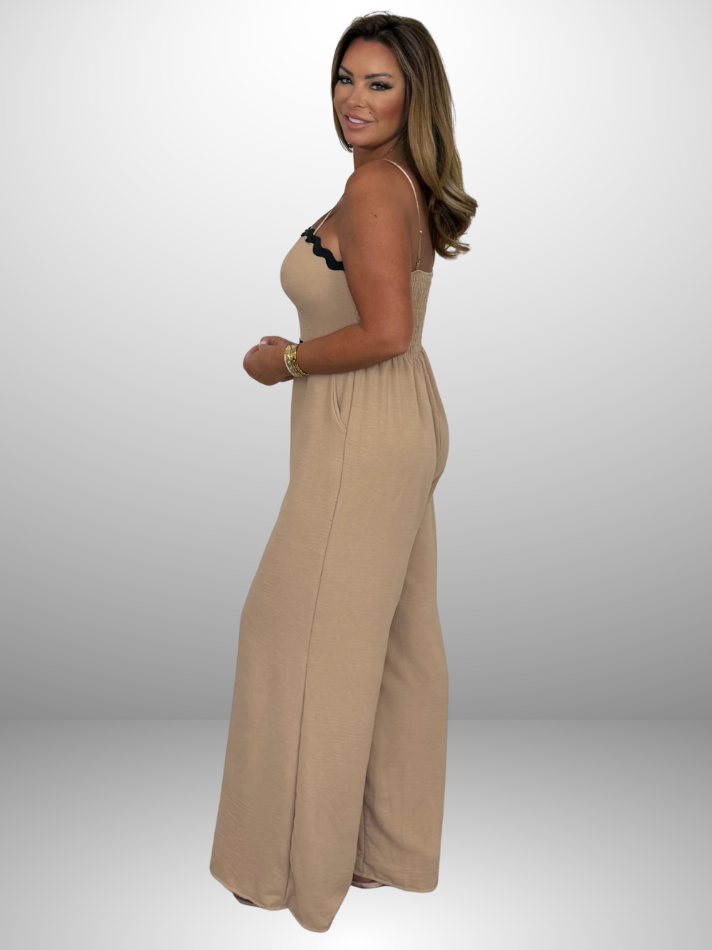 Jumpsuit Multi‑Estilo con Ribete Ondulado (Oferta 2X1)