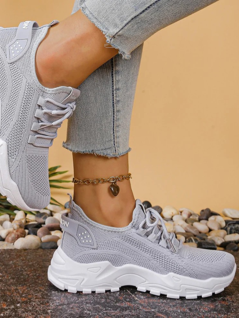 Zapatillas deportivas transpirables con suela antideslizante