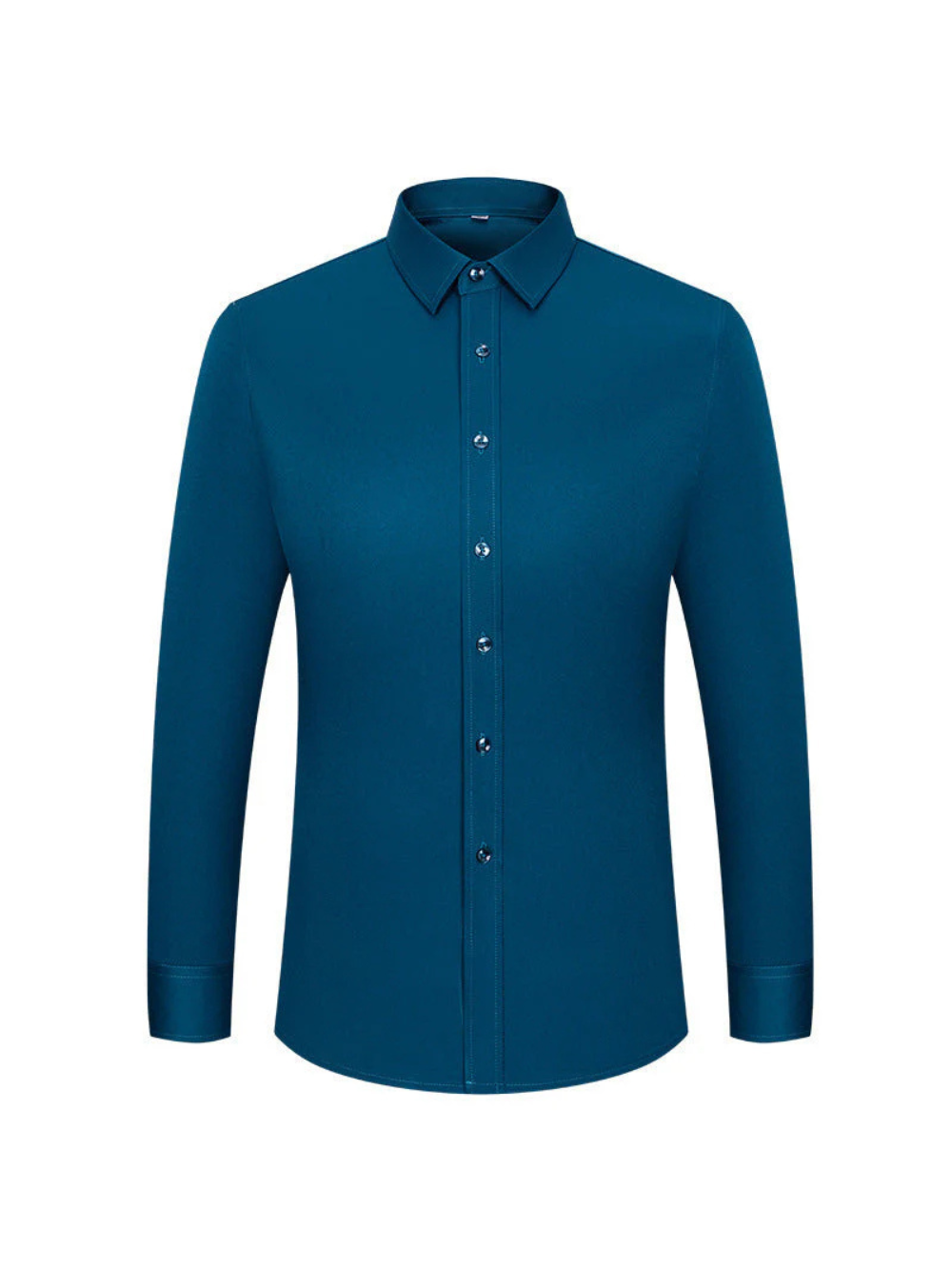 Camisa de hombre elástica de manga larga