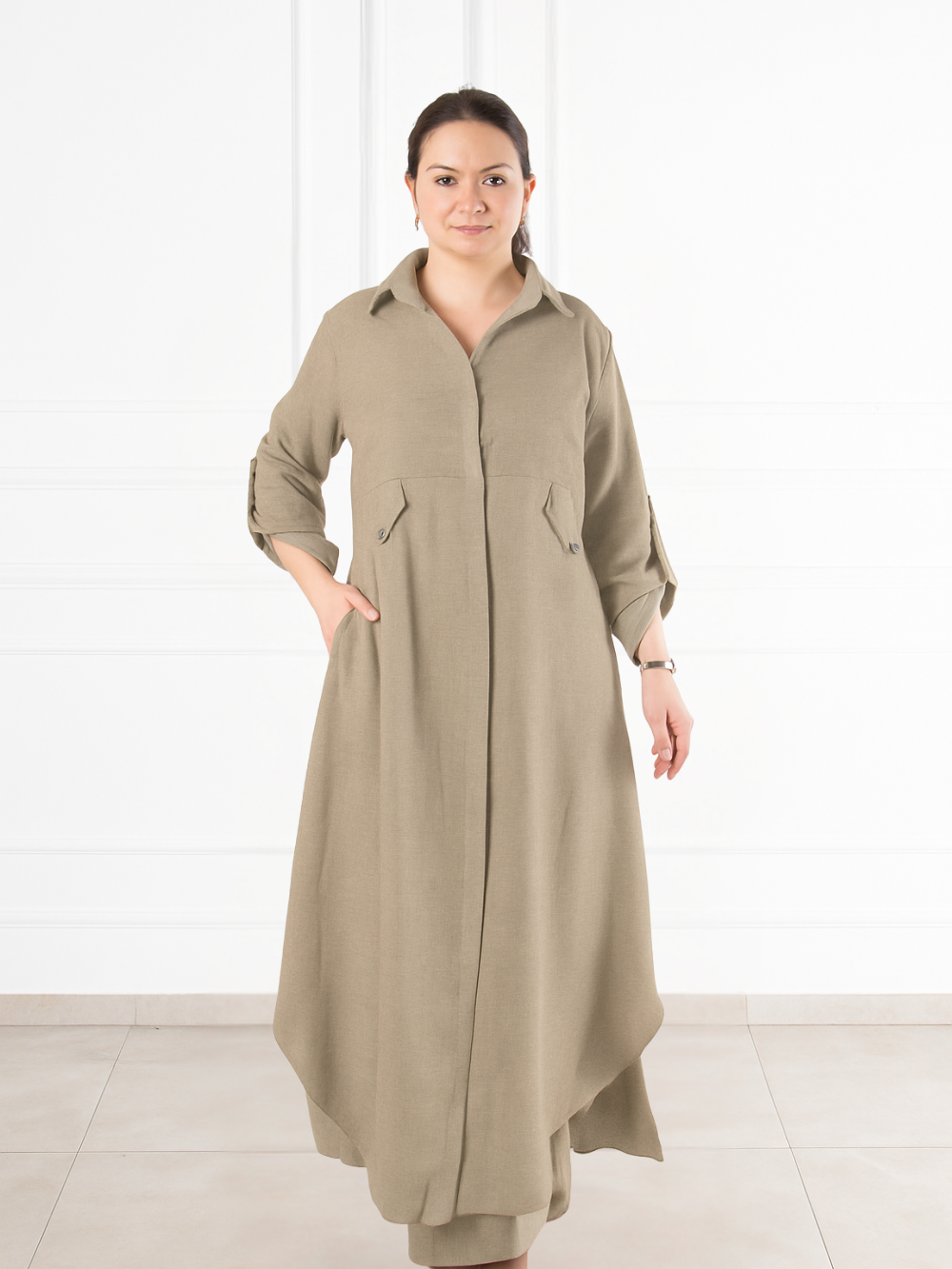Conjunto de Dos Piezas Camisa y Pantalón