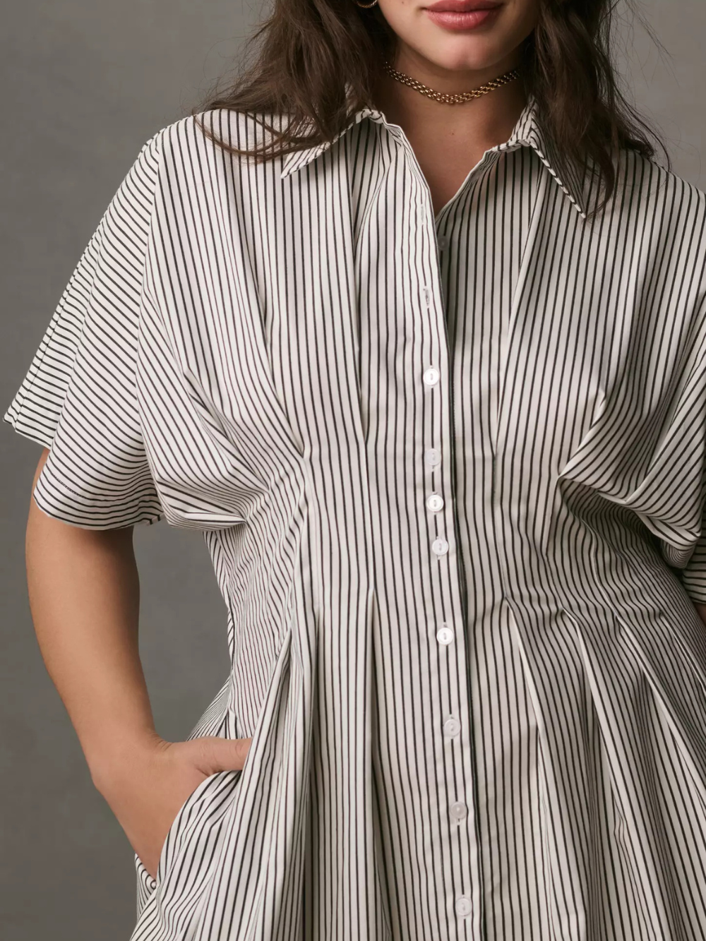Vestido Camisero de Rayas Summer Stripe