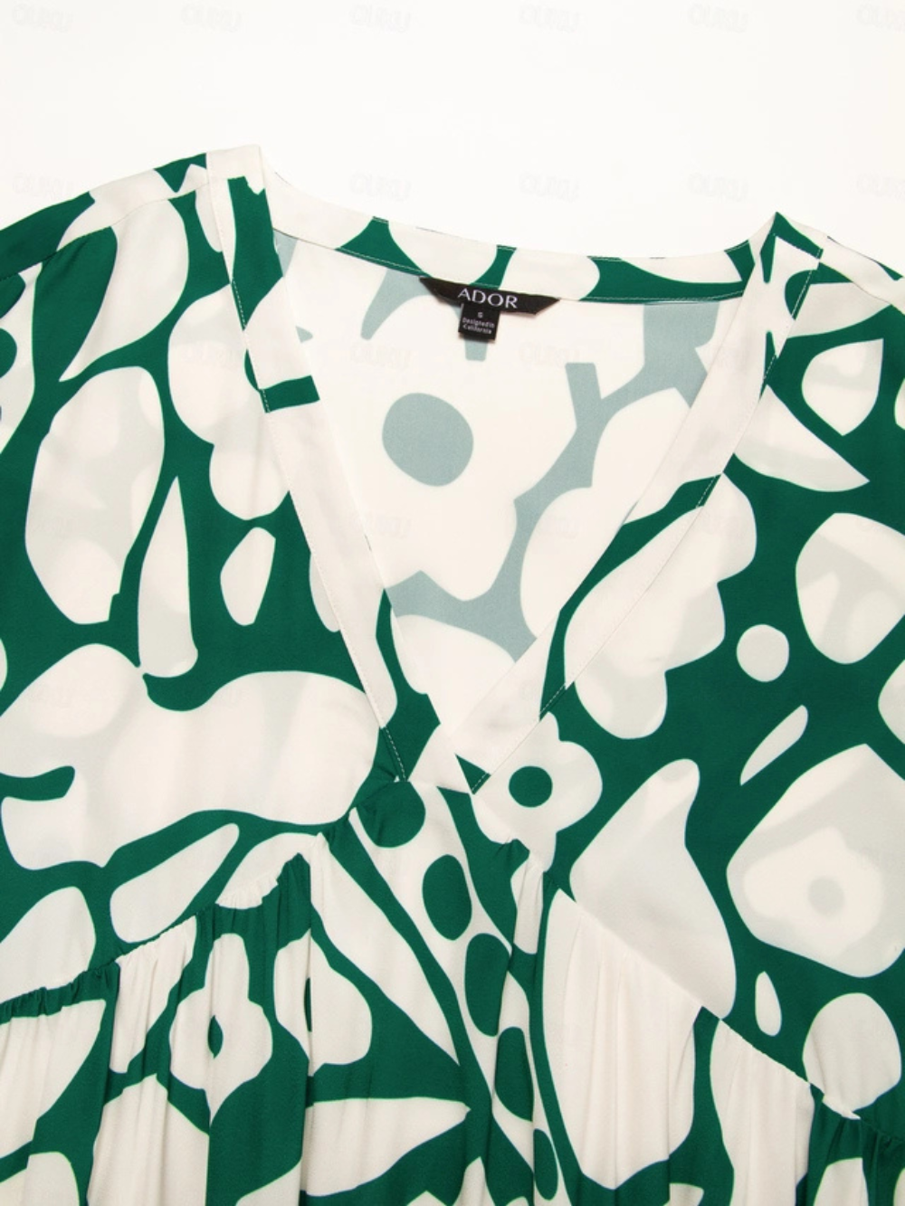 Vestido Nelida con Estampado y escote en V