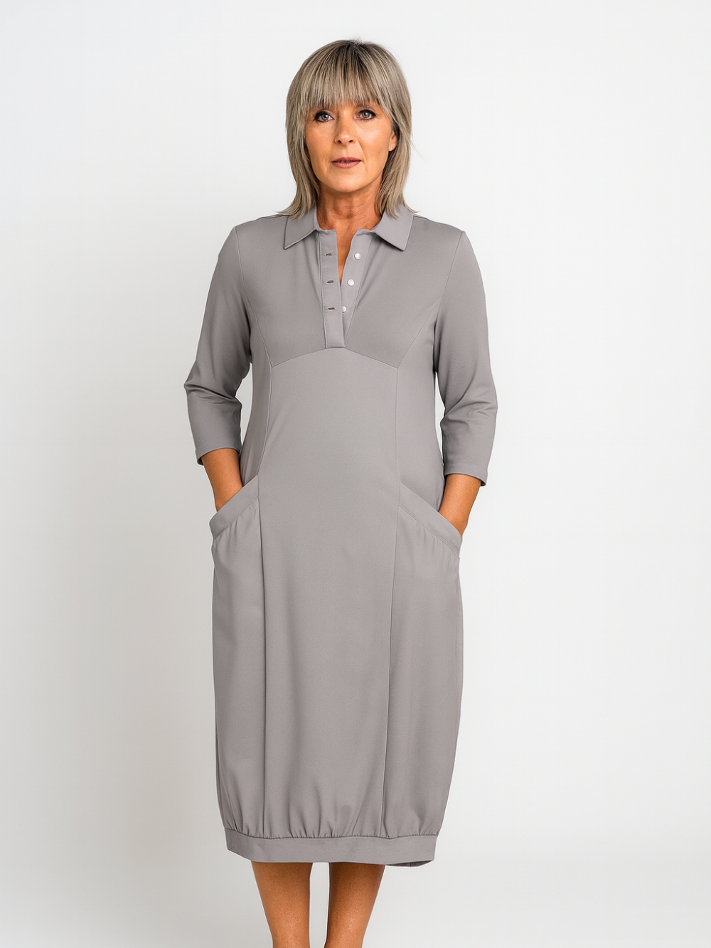 Vestido Naya Jersey Mix Mink