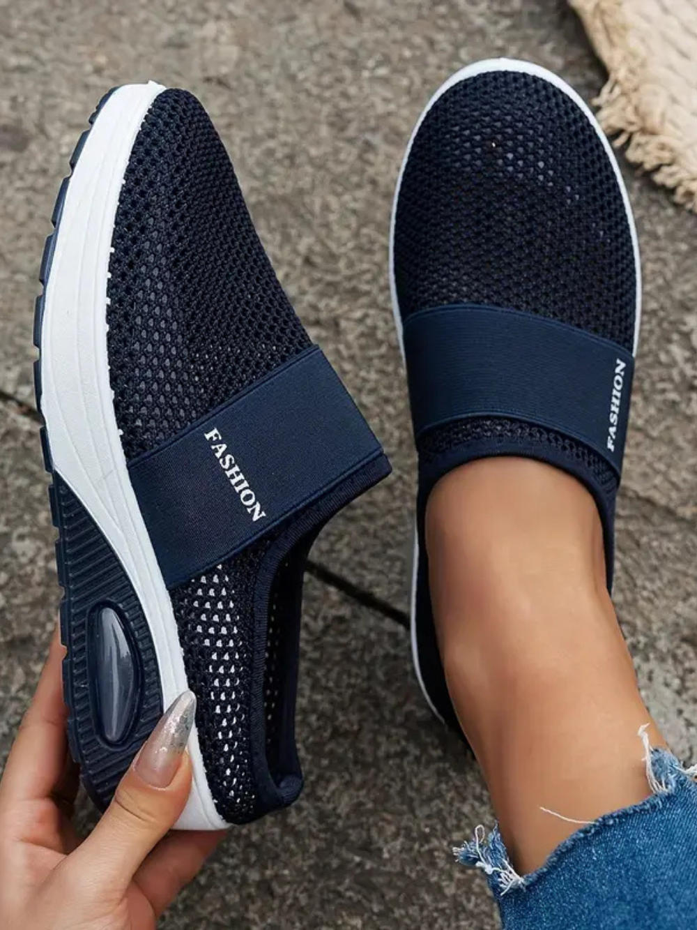 Zapatillas ortopédicas de malla transpirable