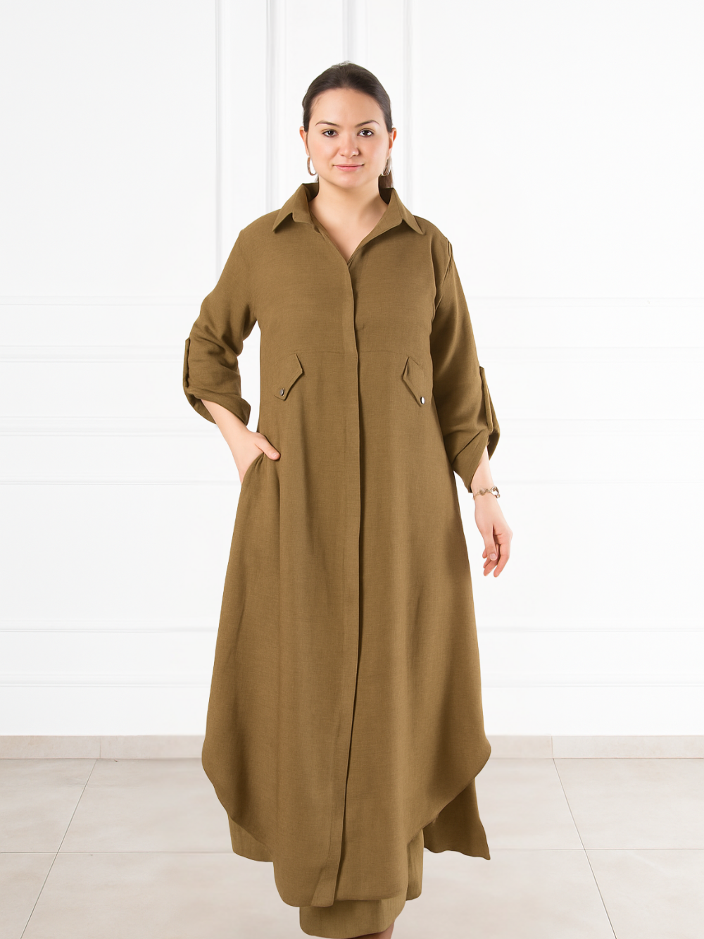 Conjunto de Dos Piezas Camisa y Pantalón