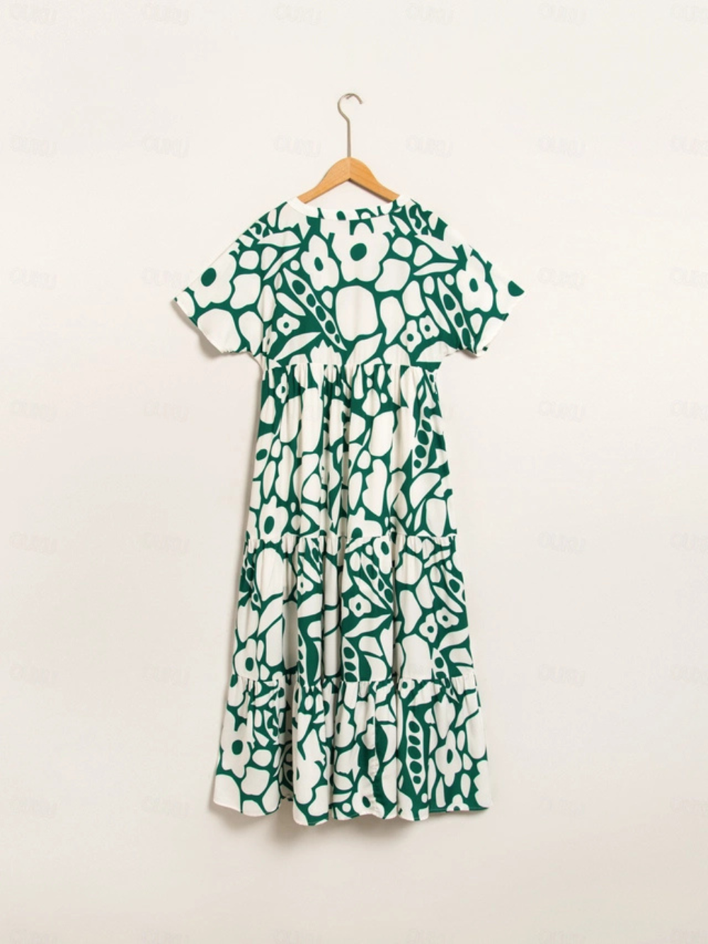 Vestido Nelida con Estampado y escote en V