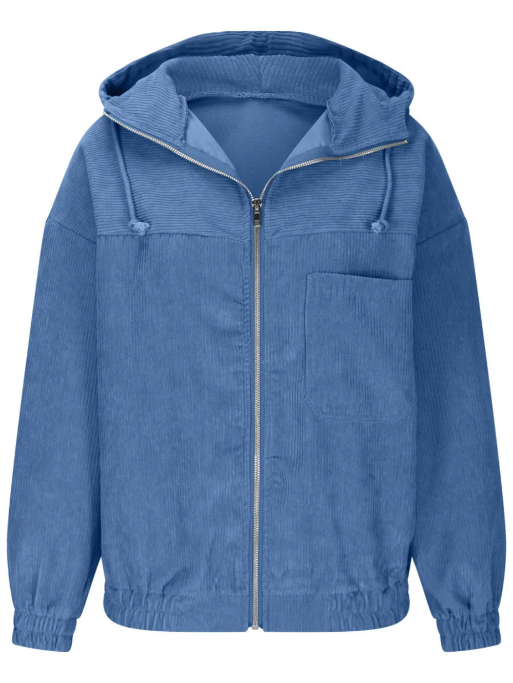 Chaqueta con Capucha de Pana