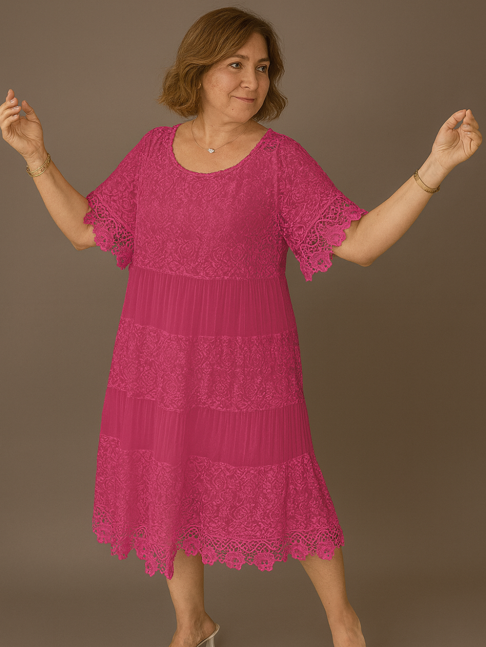Vestido Emilia de Encaje Floral (Oferta 2X1)