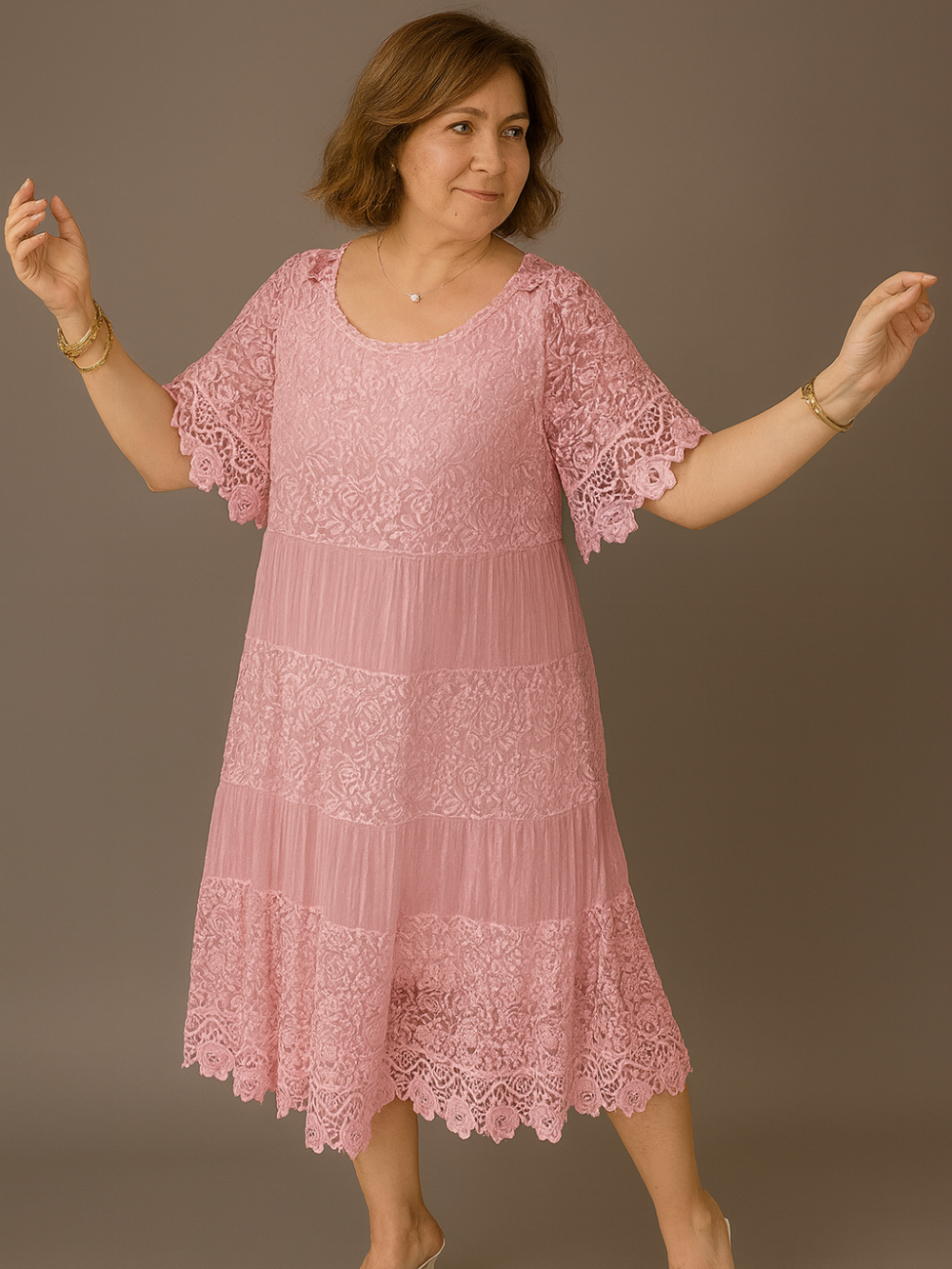 Vestido Emilia de Encaje Floral (Oferta 2X1)