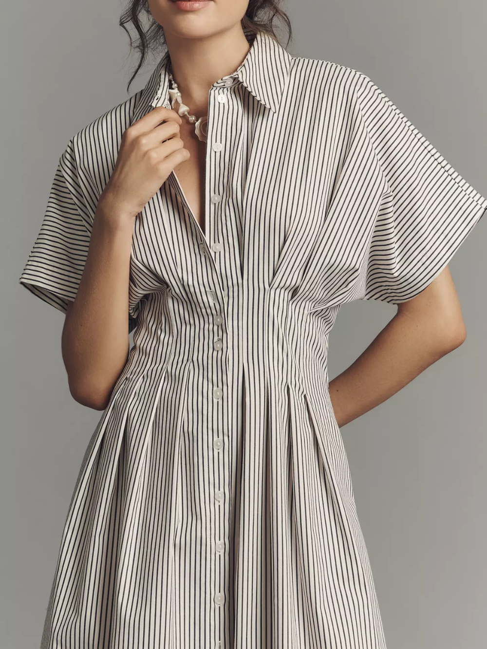 Vestido Camisero de Rayas Summer Stripe