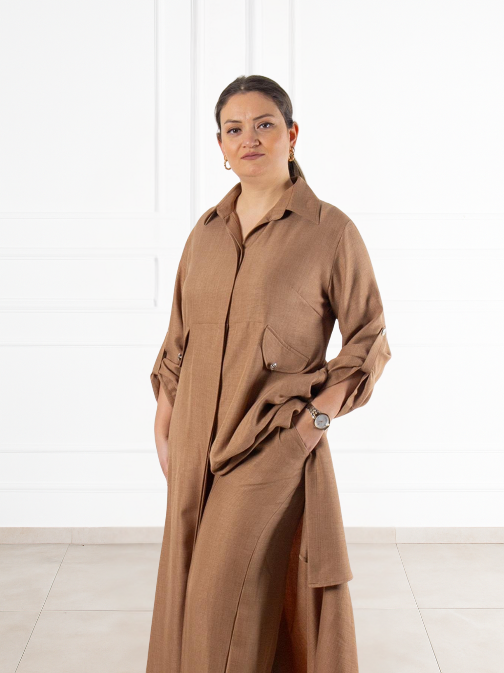 Conjunto de Dos Piezas Camisa y Pantalón