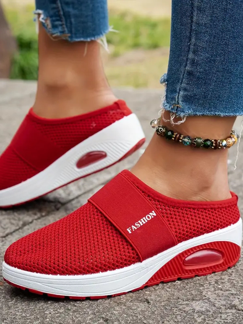Zapatillas ortopédicas de malla transpirable