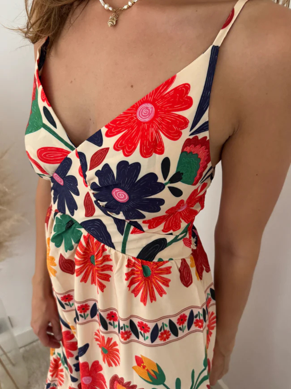 Vestido Largo Aelya Tirantes finos