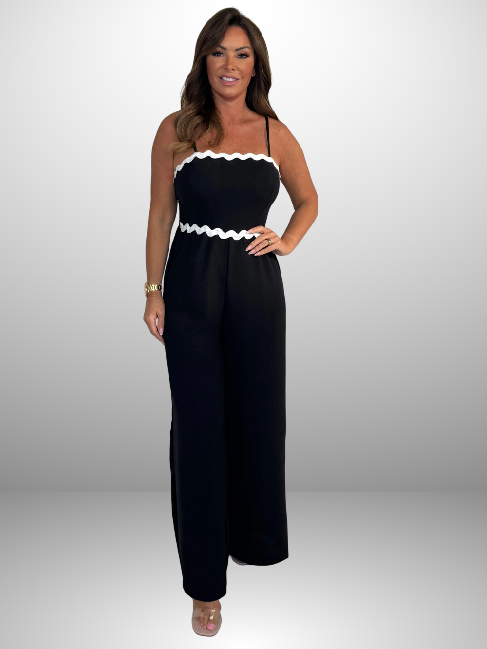 Jumpsuit Multi‑Estilo con Ribete Ondulado (Oferta 2X1)
