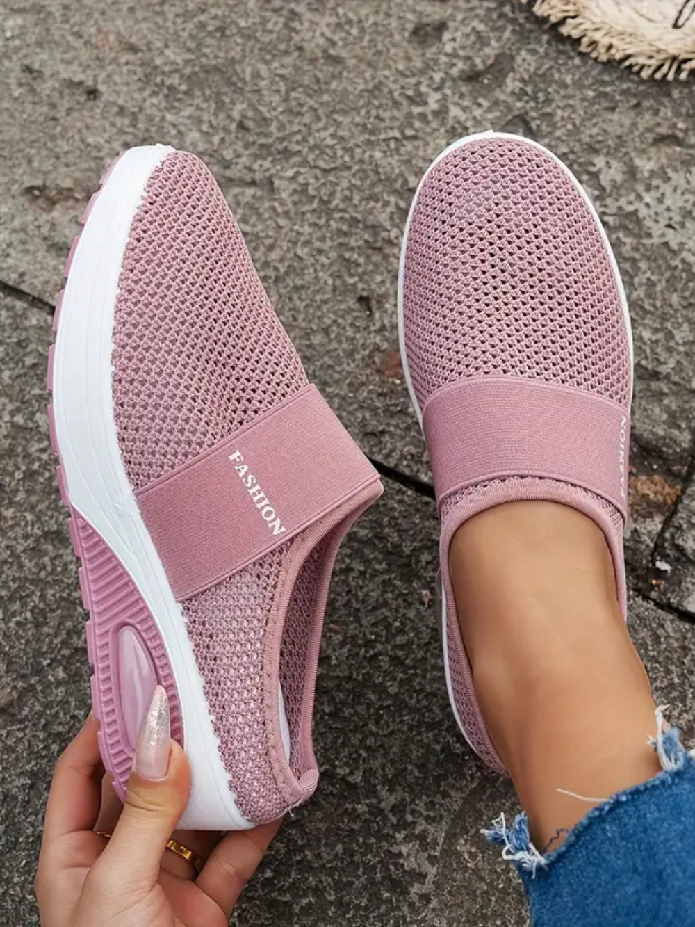 Zapatillas ortopédicas de malla transpirable