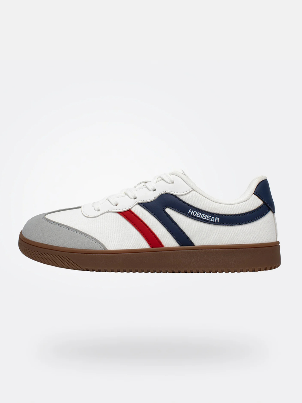 Zapatillas casuales con diseño retro y suela de goma