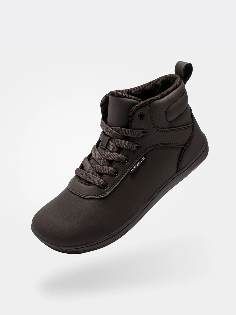 Botas casuales con cordones y acabado liso