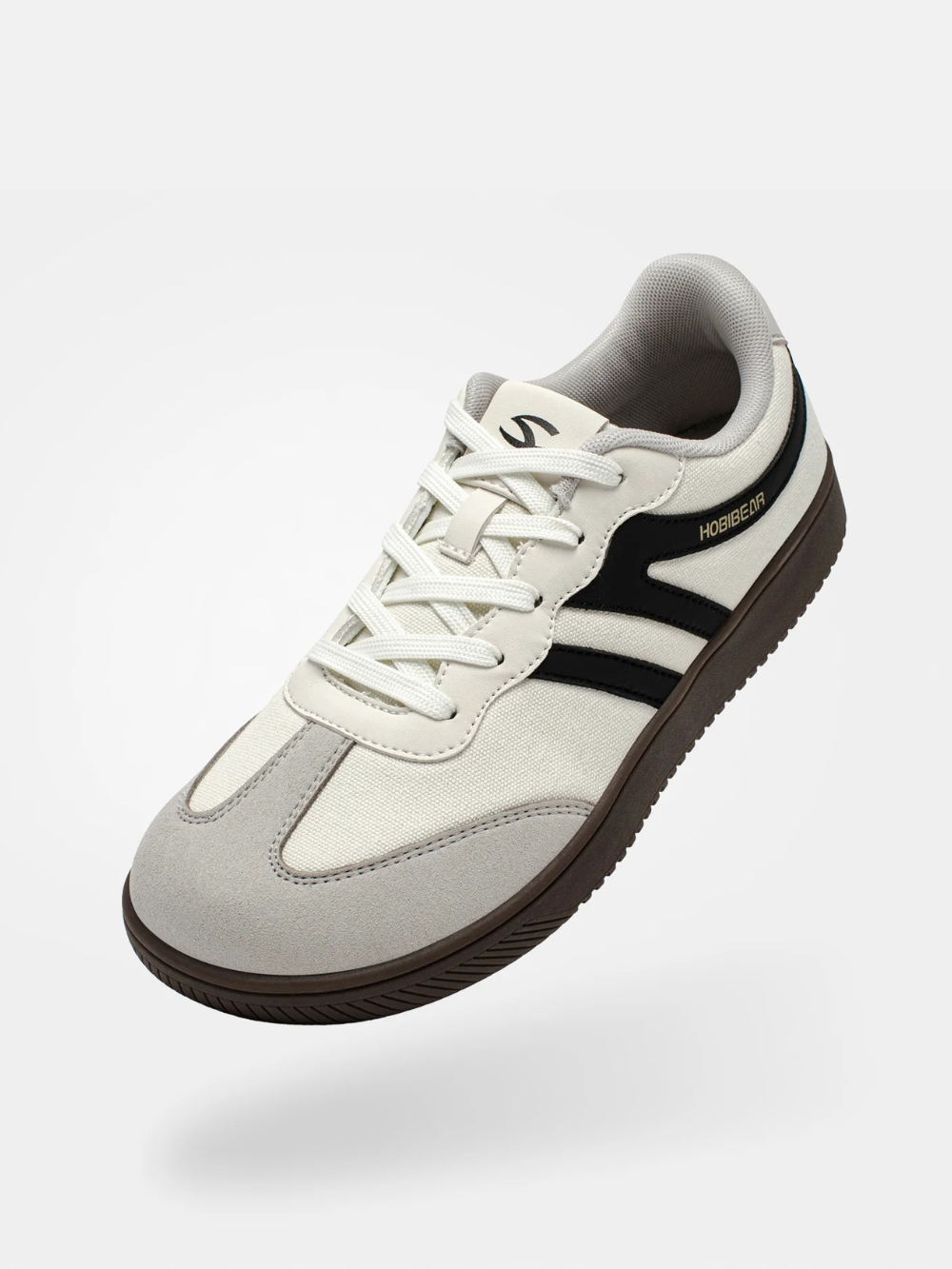 Zapatillas casuales con diseño retro y suela de goma