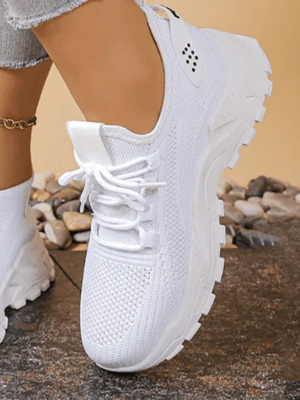 Zapatillas deportivas transpirables con suela antideslizante