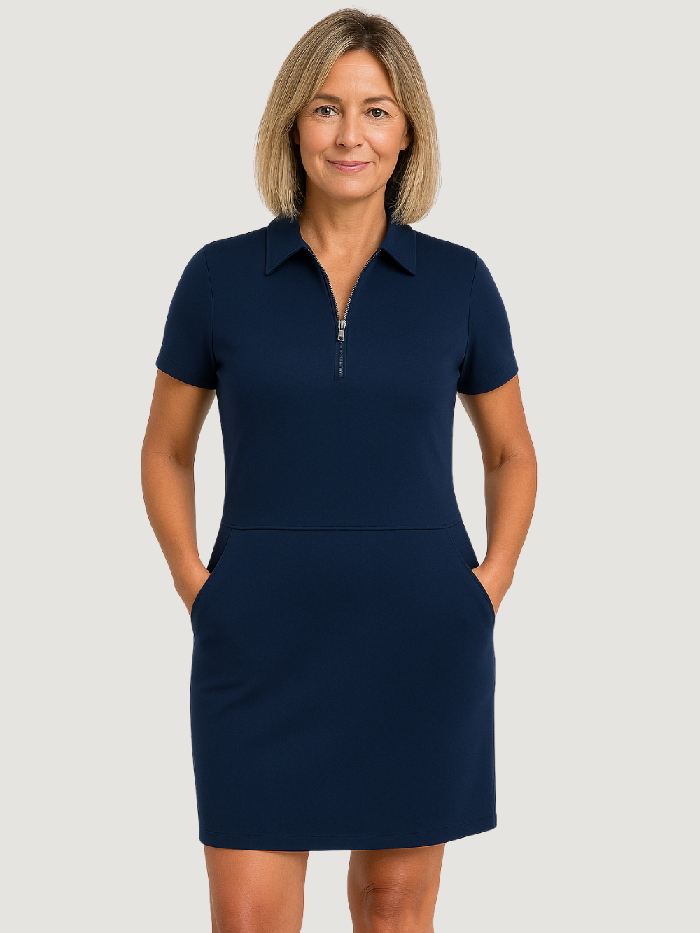 Vestido Polo con bolsillos y cierre delantero (Oferta 2X1)