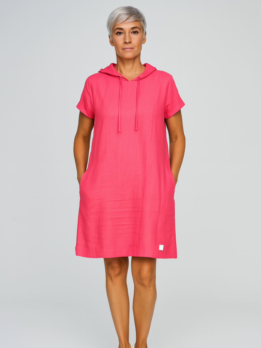 Vestido casual con capucha y manga corta (Oferta 2X1)