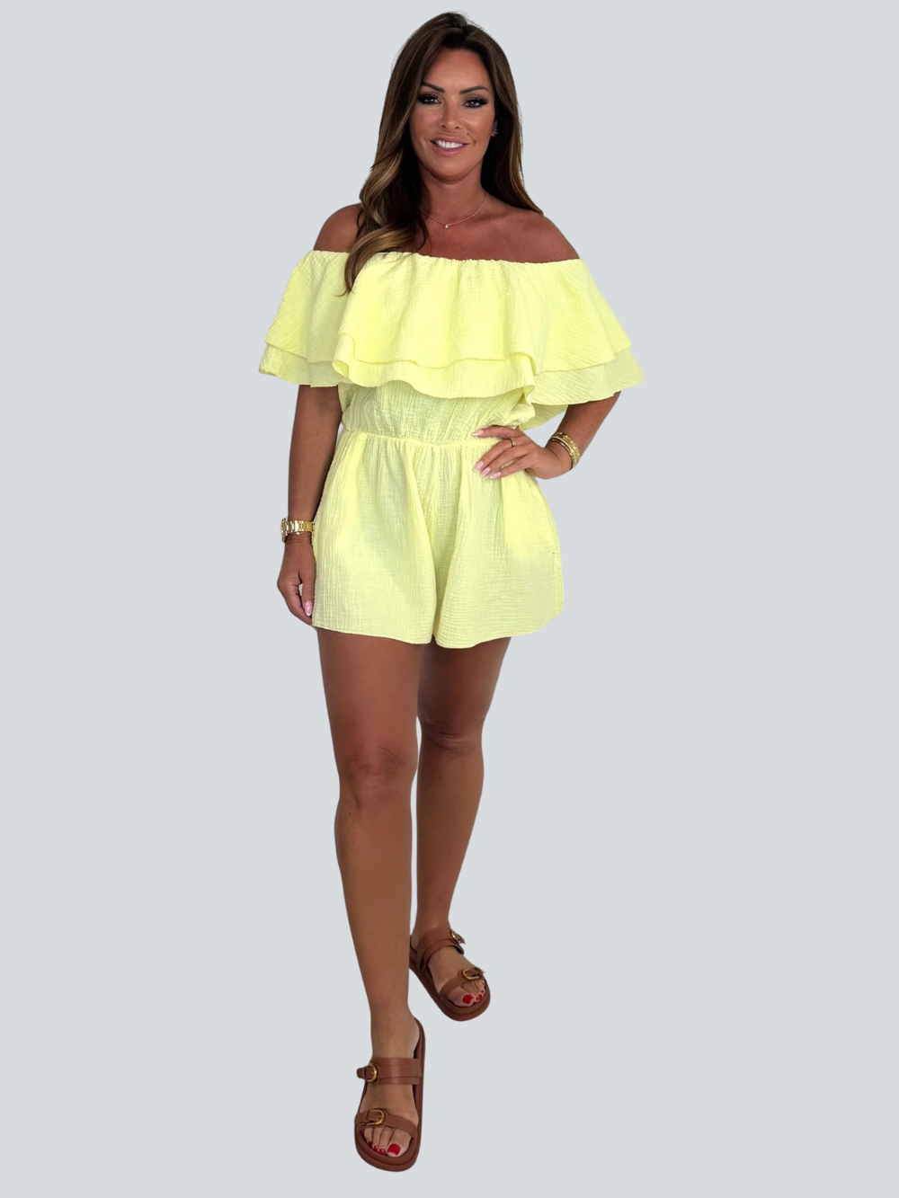 Mono Jumper Bardot de Gasa Suave