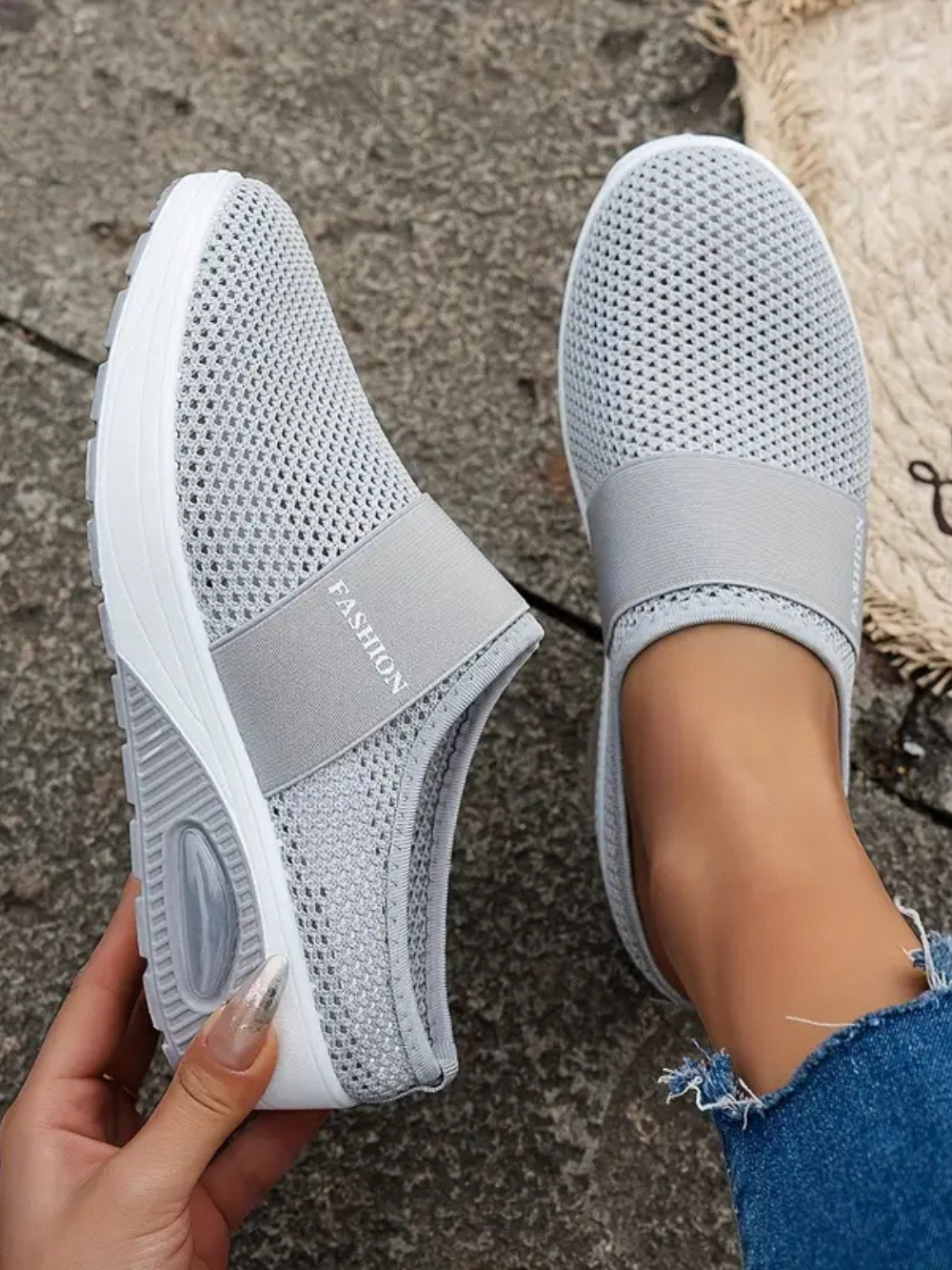 Zapatillas ortopédicas de malla transpirable