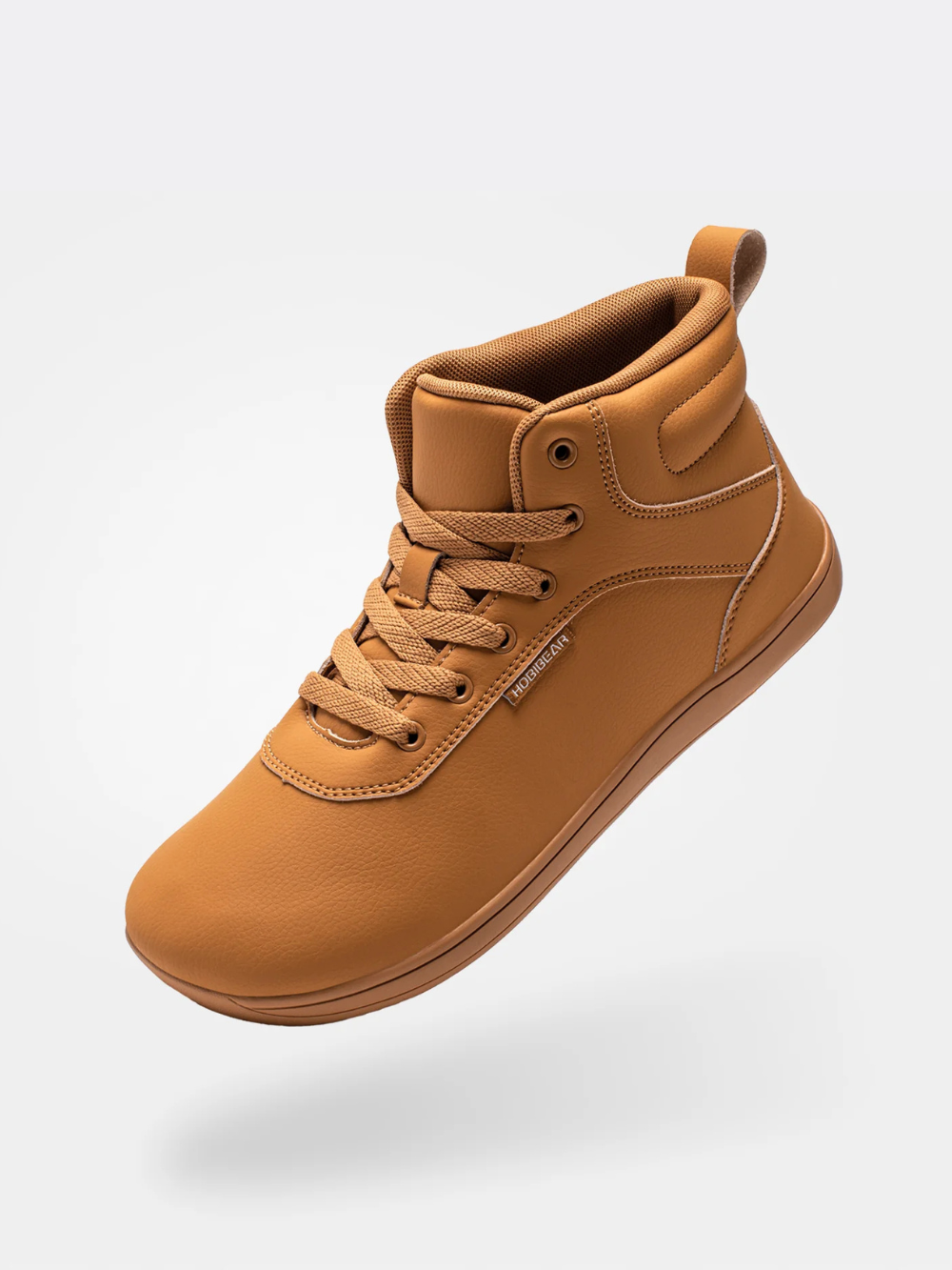Botas casuales con cordones y acabado liso