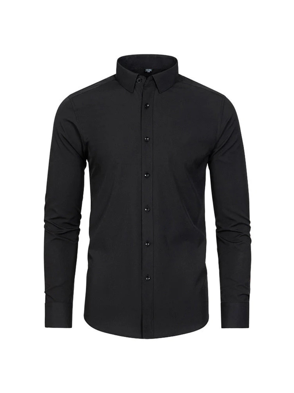 Camisa de hombre elástica de manga larga