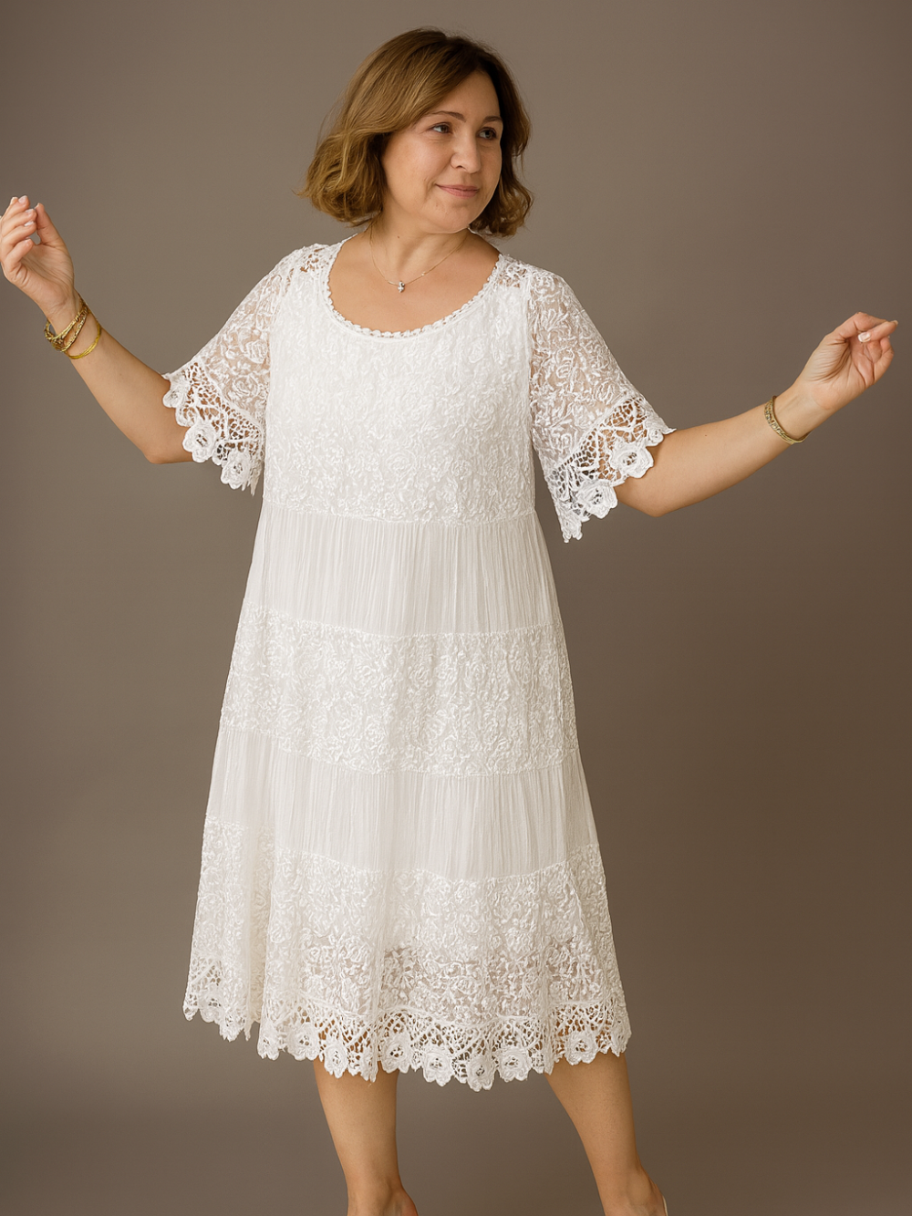 Vestido Emilia de Encaje Floral (Oferta 2X1)