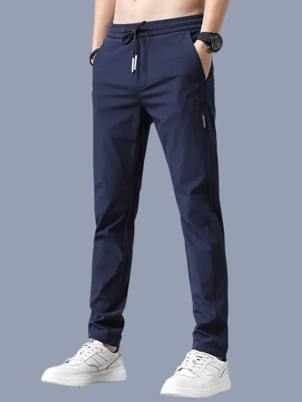 Pantalón Jogger Stretch de tiro medio